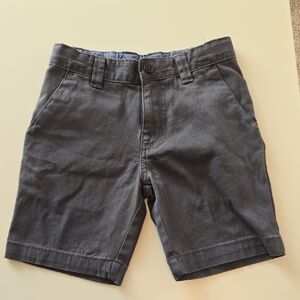Boys Wonder Nation Charcoal Gray Flat Front Shorts Size 6